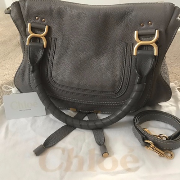 Chloe Handbags - 100% Authentic Chloe Marcie Medium Satchel Bag